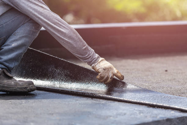 Professional Crawl Space Encapsulation technician working in Forkland, AL